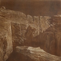 Tony Windberg, Bridge (detail), 2024, engraved earth pigments on board, 51 x 40.5cm (Panel 2)