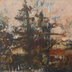 Merrick Belyea, Remnant Urban Landscape (Fremantle), 2017, oil on board, 61 x 91cm. Wesfarmers Arts Collection