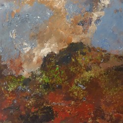 Merrick Belyea, Remnant Urban Landscape (Keysbrook), 2017, oil on board, 61 x 91cm