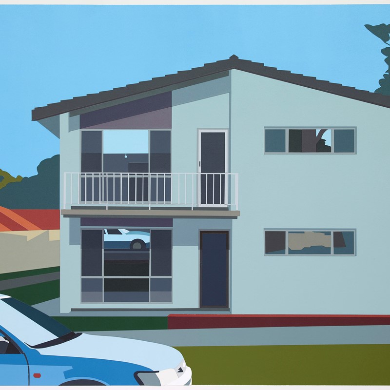 Apartment 022017, 2017, acrylic on paper, 56 x 75cm