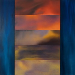 Jeremy Kirwan-Ward, View with a Room 1, 2017, acrylic on canvas, 151 x 151cm