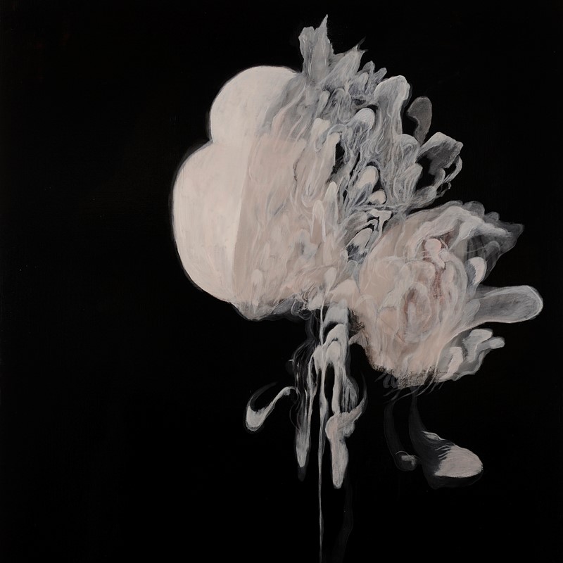 Reverberations III (detail), 2017, oil on canvas, 180 x 122cm