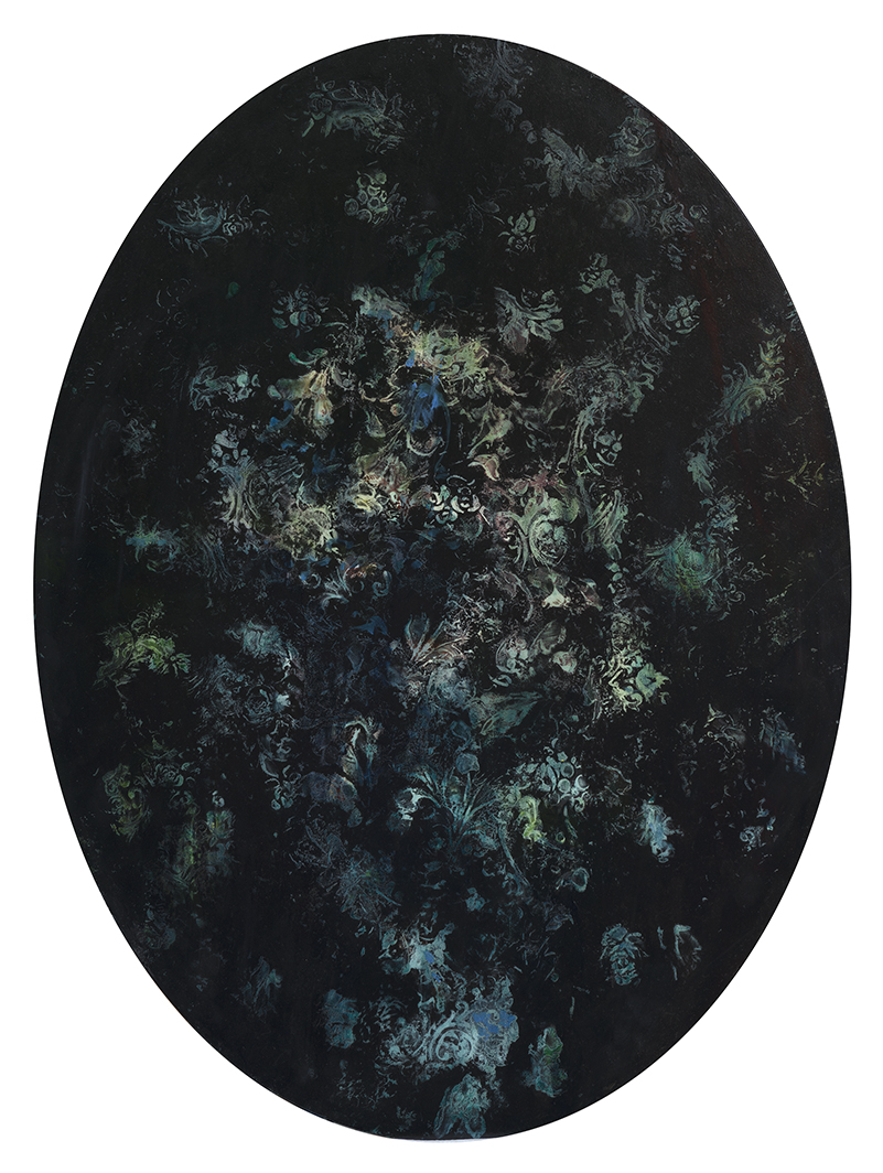 Angela Stewart, Sapience 9, 2017, oil and acrylic on board, 90 x 68cm