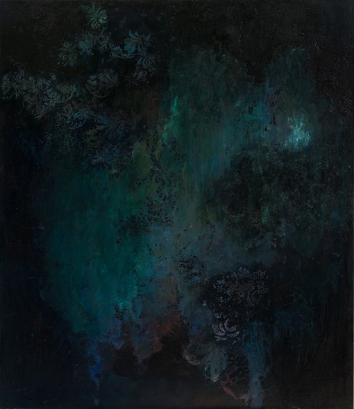Angela Stewart, Sapience 10, oil and acrylic on canvas, 121 x 107.5cm