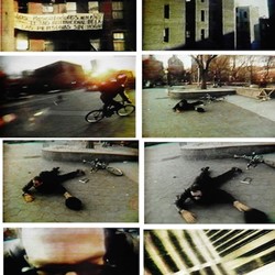 Tim Burns, Alphabet City (The World Trade Centre vs the Empire State Building), digital video from 16m and Super 8 film, 35 minutes, ed. 5