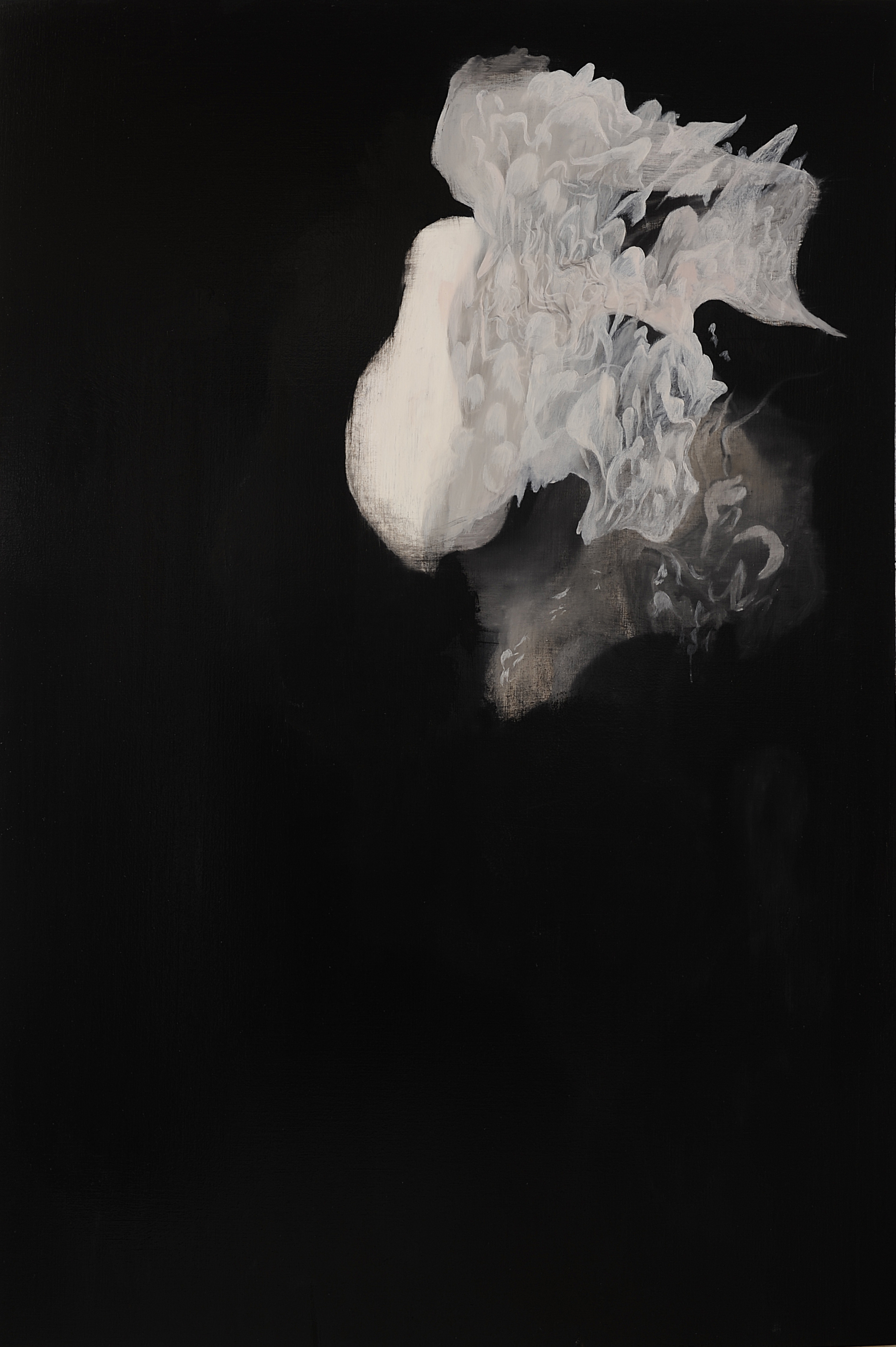 Paul Uhlmann, Reverberations II, 2017, oil on canvas, 180 x 122cm