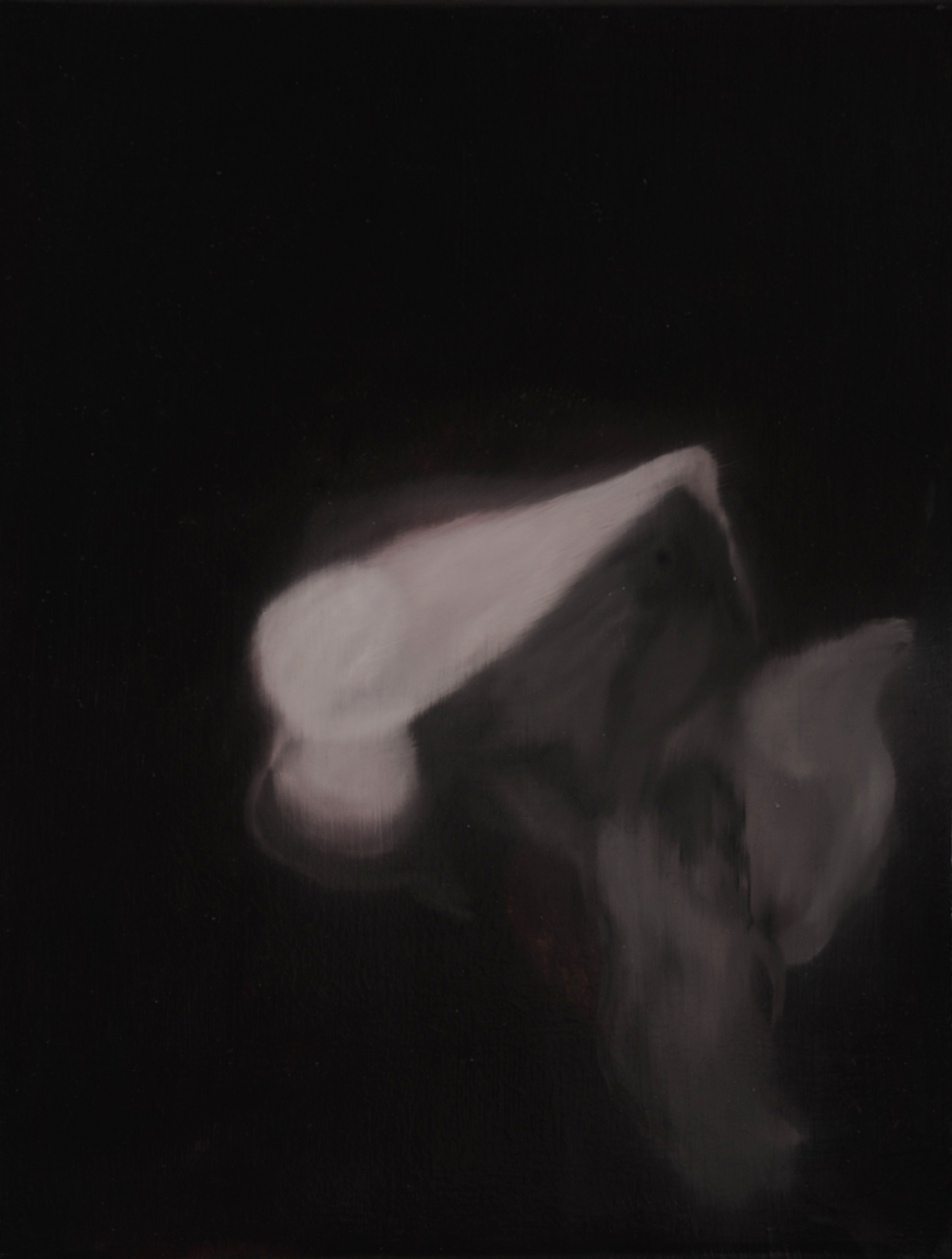 Paul Uhlmann, Reverberations X, 2017, oil on canvas, 46 x 36cm