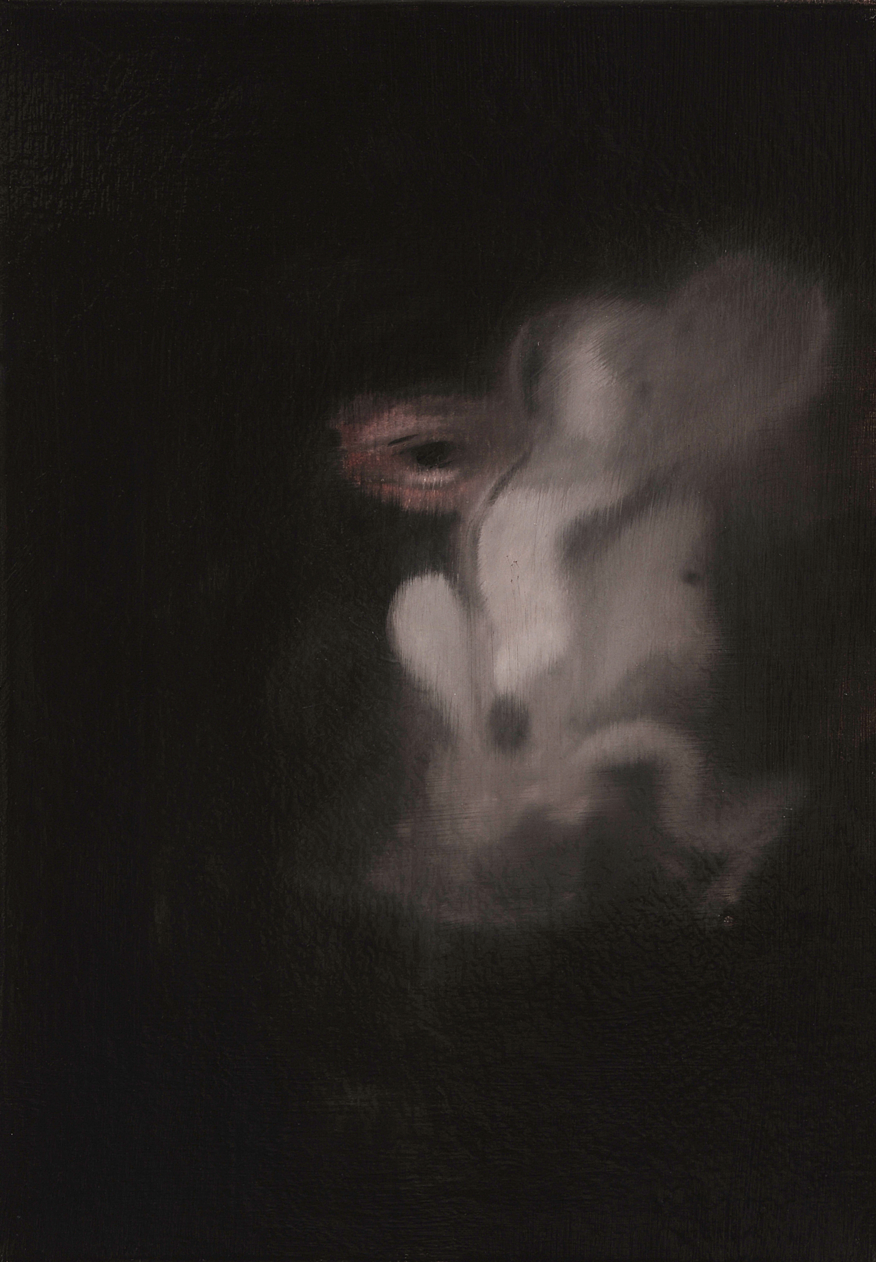 Paul Uhlmann, Reverberations XIV, 2017, oil on canvas, 51 x 36cm