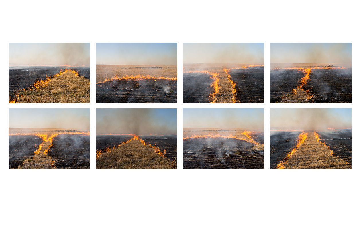 Brad Rimmer, The Burn, 2017, archival inkjet photographs (set of 8), 60 x 80cm each, ed. 3