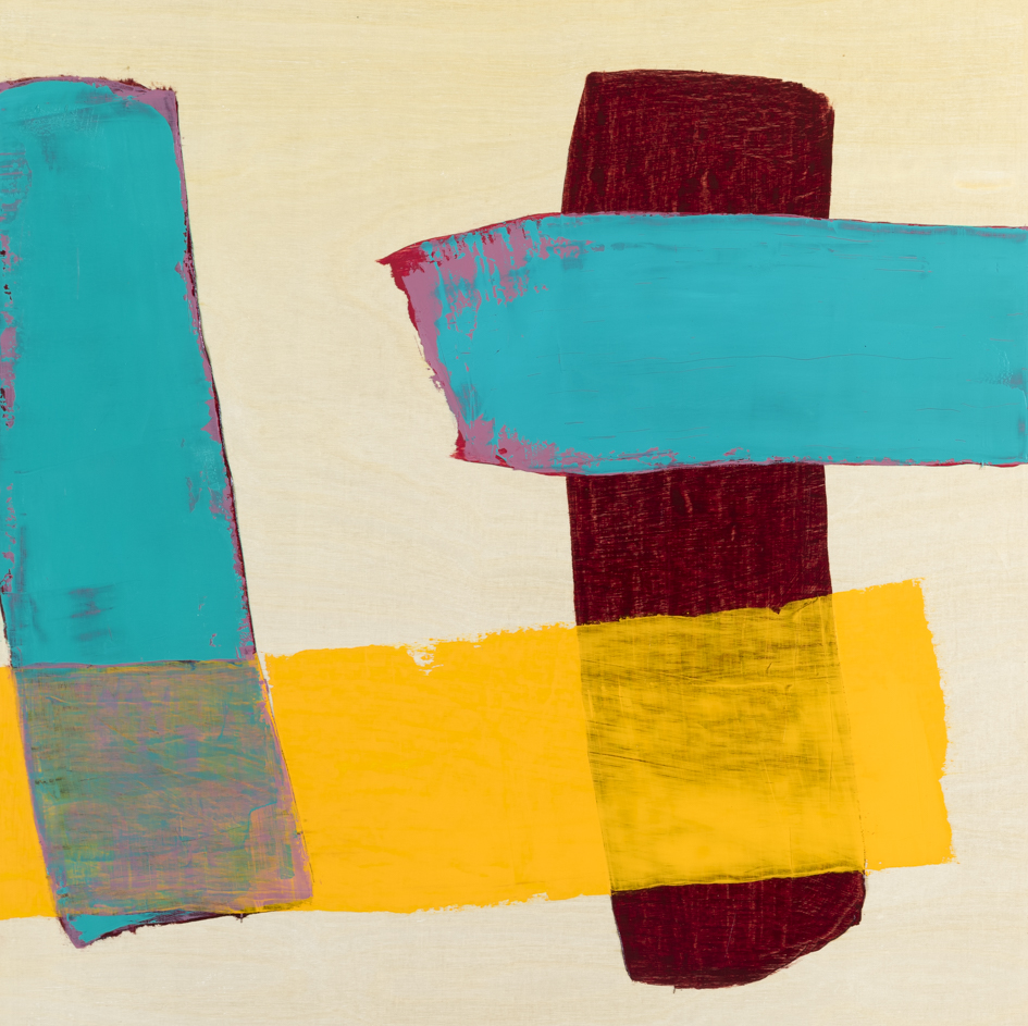 Giles Hohnen, 2016#20, oil on birch panel, 60 x 60cm