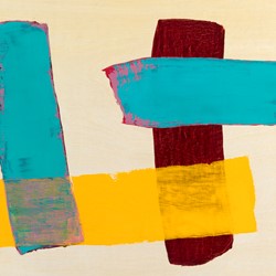 Giles Hohnen, 2016#20, oil on birch panel, 60 x 60cm