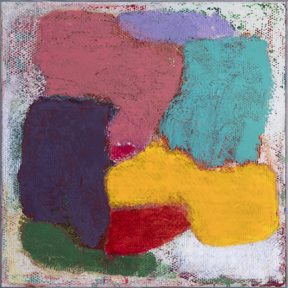 Giles Hohnen, 2017#2 (Times Like These), oil on composite panel, 100 x 100cm