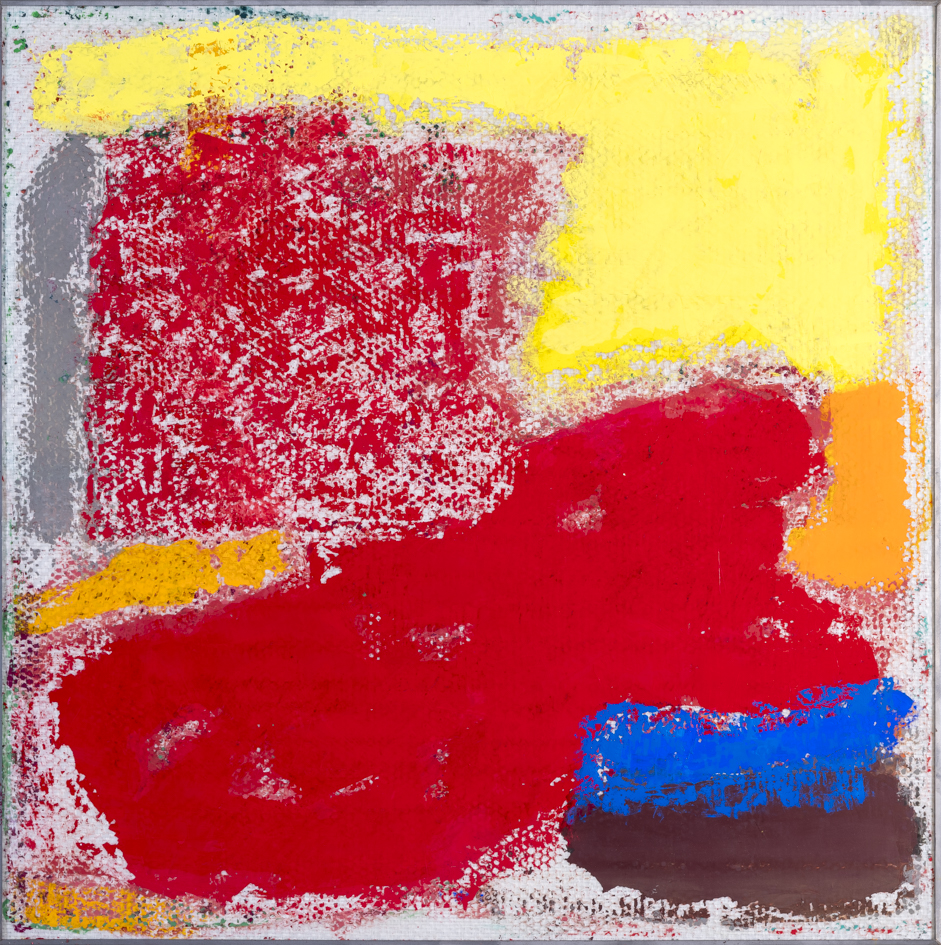 Giles Hohnen, 2017#3 (Times Like These), oil on composite panel, 100 x 100cm