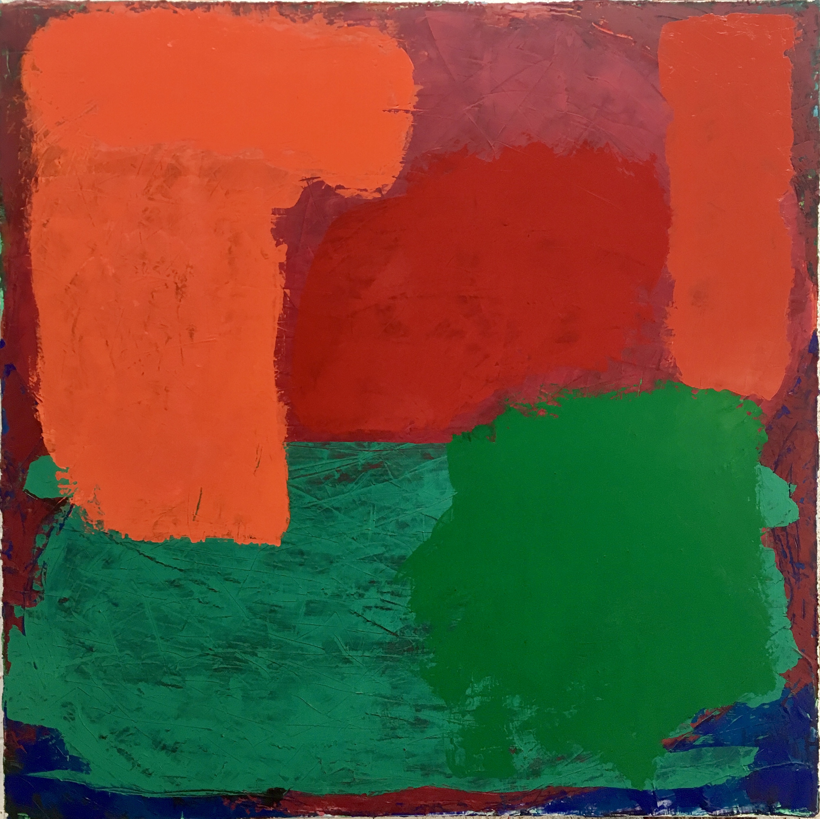 Giles Hohnen, 2017#17 (Times Like These), oil on canvas, 91 x 91cm