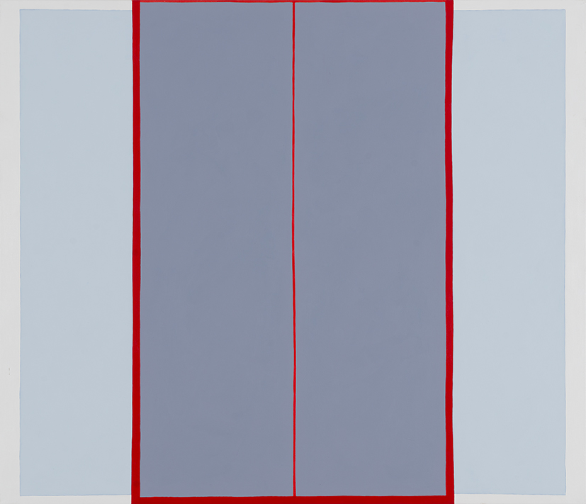 Trevor Vickers, Untitled, 2018, acrylic on canvas, 96 x 106cm