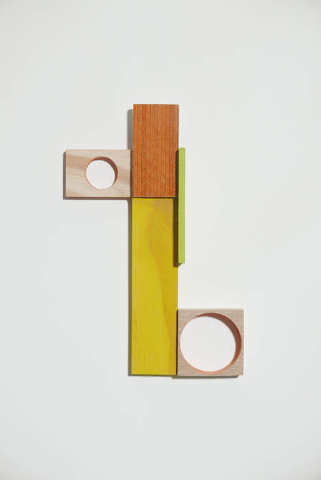 Theo Koning, Heirloom #1, 2017, paint on wood, 24 x 16 x 2.5cm