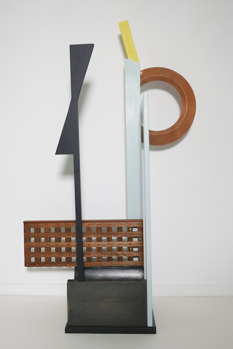 Theo Koning, Mines 598, 2016, paint on wood, 122.5 x 76 x 29cm