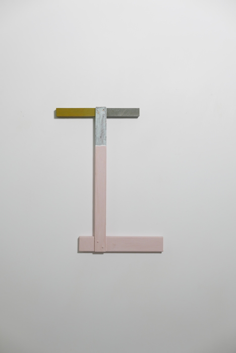 Theo Koning, Two Across, 2017, paint on wood, 41 x 30 x 3cm