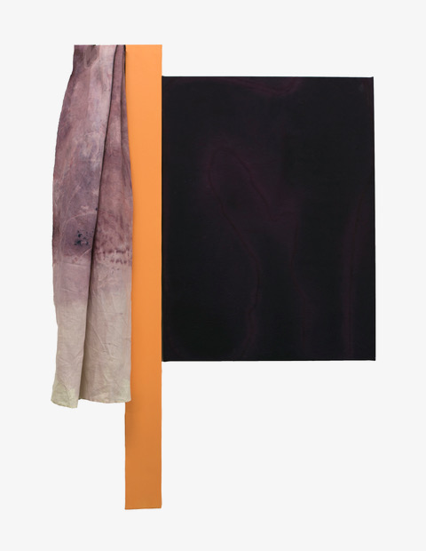 Penny Coss, Purple Stain and the Blind Journey, 2018, 180 x 150cm