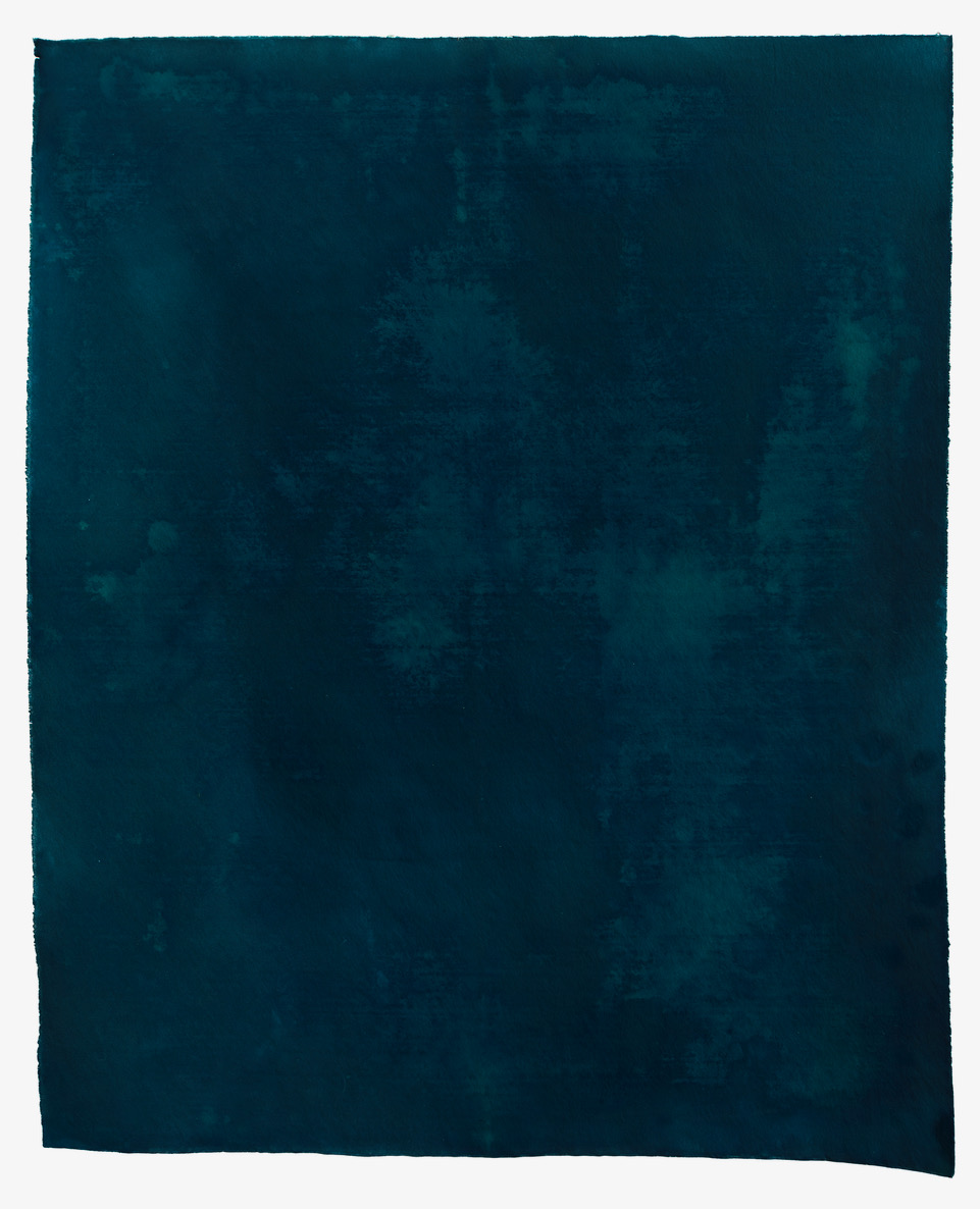 Penny Coss, Untitled Blue, 2018, acrylic on canvas, 160 x 150cm