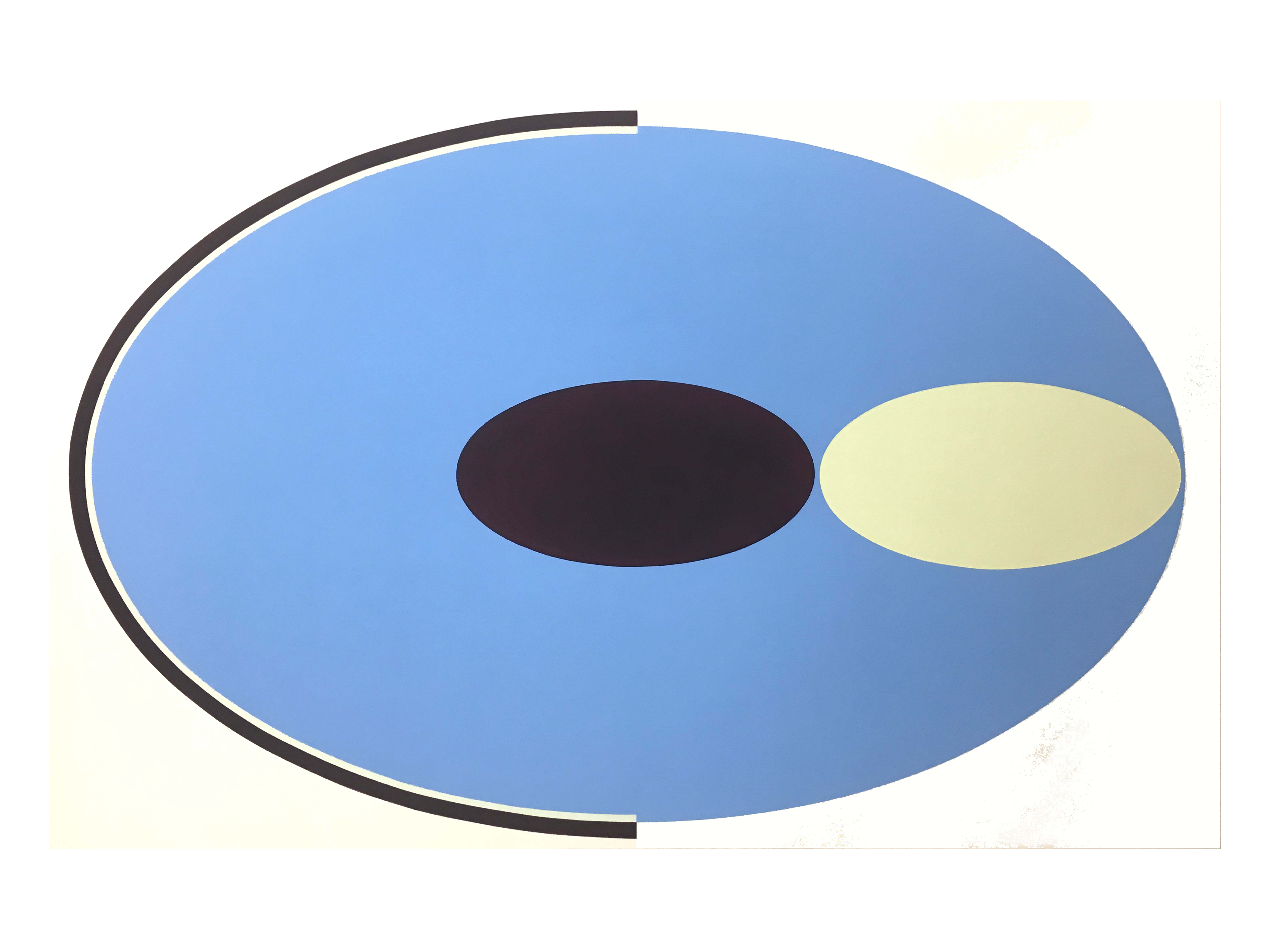 Helen Smith, Blue Highway 37, 2018, oil on canvas, 137 x 213cm