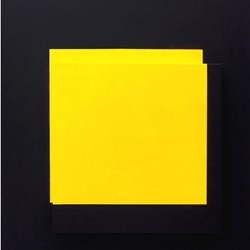 Helen Smith, Yellow and Dark Violet Assemblage, 2018, oil on canvas and linen, 90 x 60 x 6cm