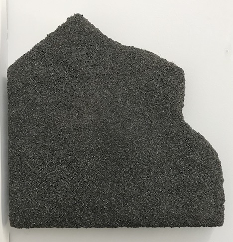 Andre Lipscombe, Dark Matter Painting 1, 2016-2018, acrylic paint on wood, 39 x 39.5 x 3.5cm