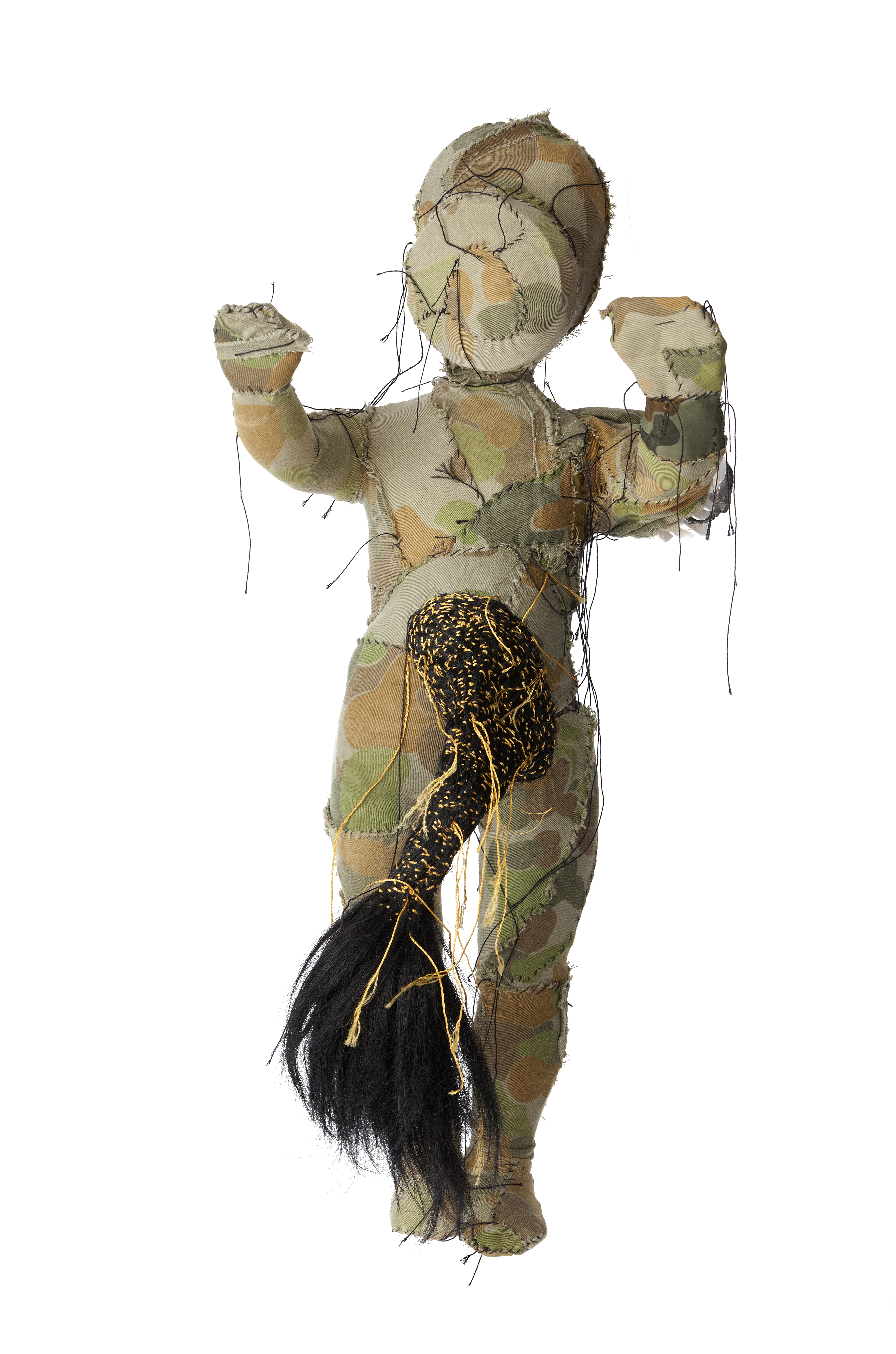 Olga Cironis, Horn, 2017, mixed media, 63 x 28 x 22cm