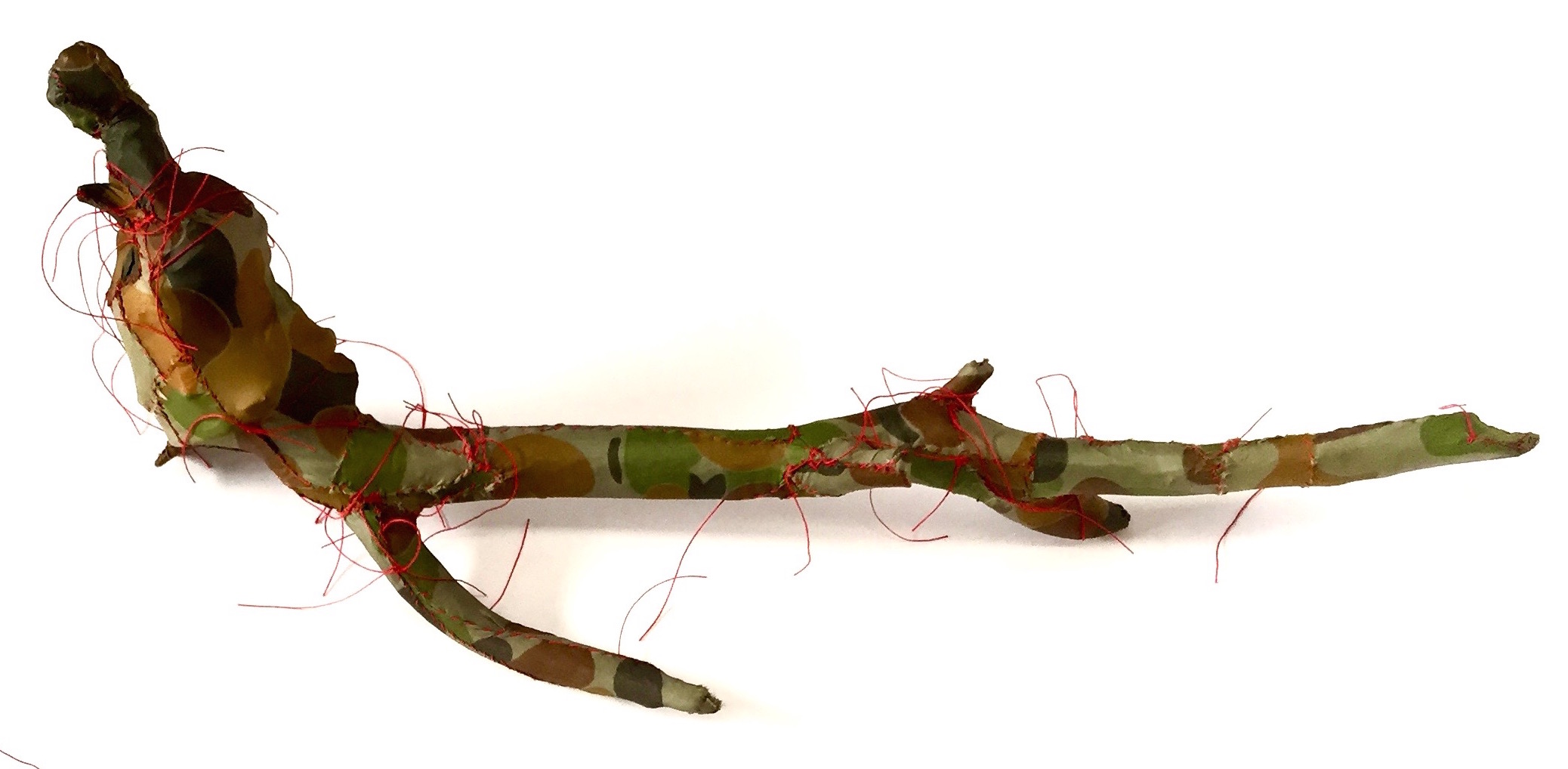 Olga Cironis, Angry Gods 2, 2017, mixed media, 33 x 67 x 15cm