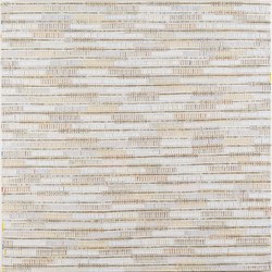 Eveline Kotai, White Noise I, 2016, acrylic, nylon thread, linen, 91 x 91cm