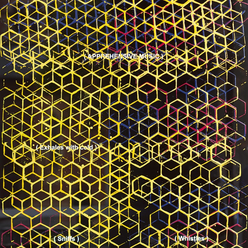 Yellow 4, 2017, laser etched acrylic, paint filled text, synthetic polymer and urethane paint, 133 x 100 x 2.8cm