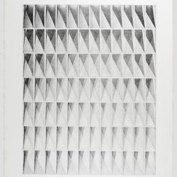 RJ Dorizzi, Nest, 2017, pencil on Arches paper, 75 x 56cm