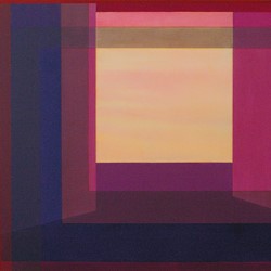 Jeremy Kirwan-Ward, View with a Room 8, acrylic on canvas, 65.5 x 121cm