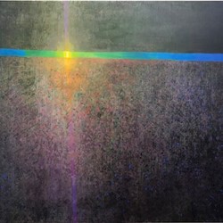 George Haynes, On the Horizon, 2018, oil on canvas, 152 x 213cm. Janet Holmes a Court Collection