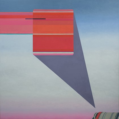 Caspar Fairhall, Projection, 2017, oil on Belgian linen, 203 x 203cm
