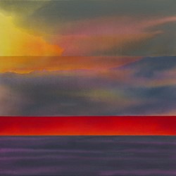 Jeremy Kirwan-Ward, Surface to Air (Flora Terrace), 2014, acrylic on canvas, 100.5 x 100cm