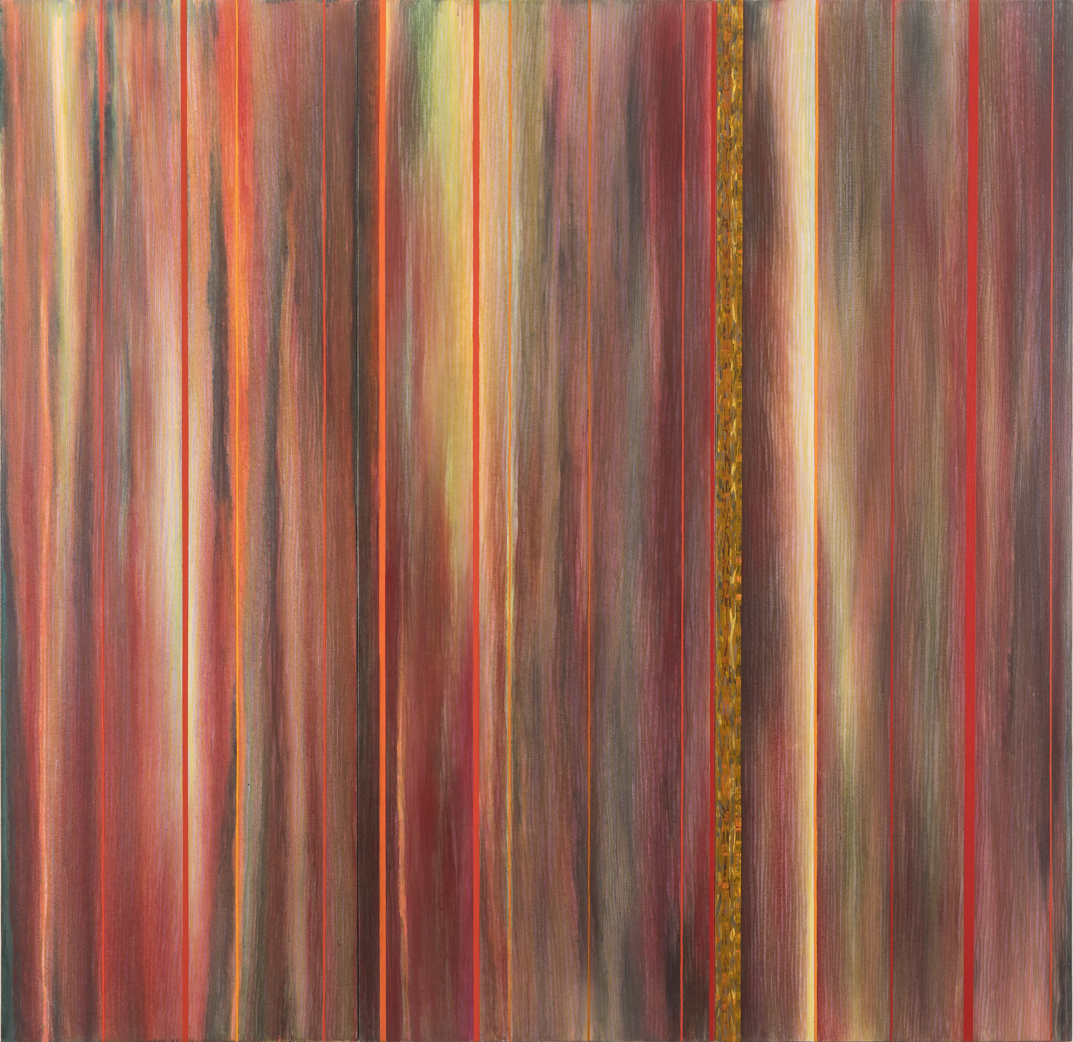 Jeremy Kirwan-Ward, Surface Writing CQ3, 2015, acrylic on canvas, 190 x 195cm