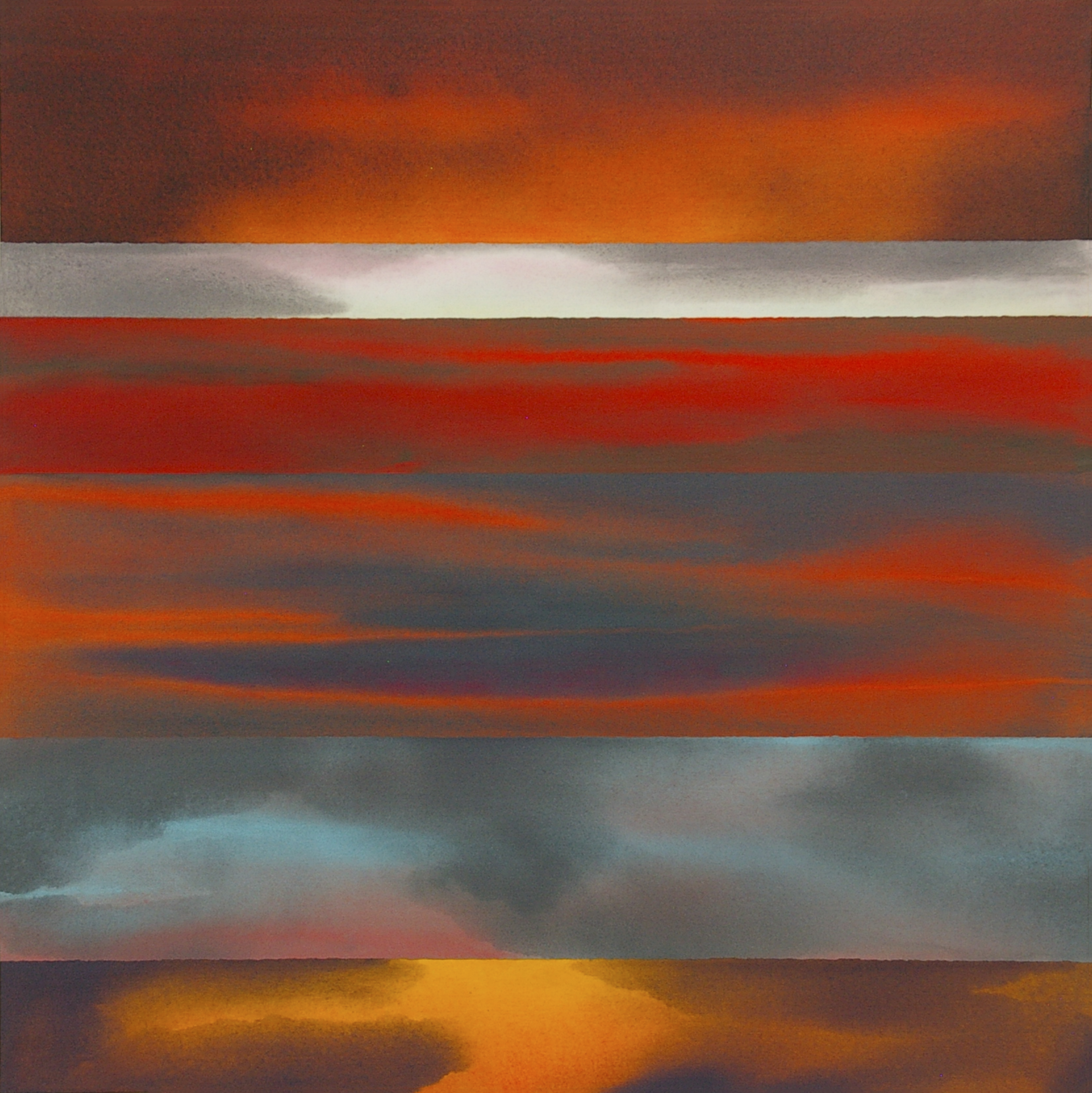 Jeremy Kirwan-Ward, Short Stories from Flora Terrace Vol. 2, 2015, acrylic on canvas, 75 x 75cm