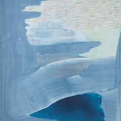 Penny Bovell, Glacial Pool, 2016, acrylic on canvas, 157 x 136cm
