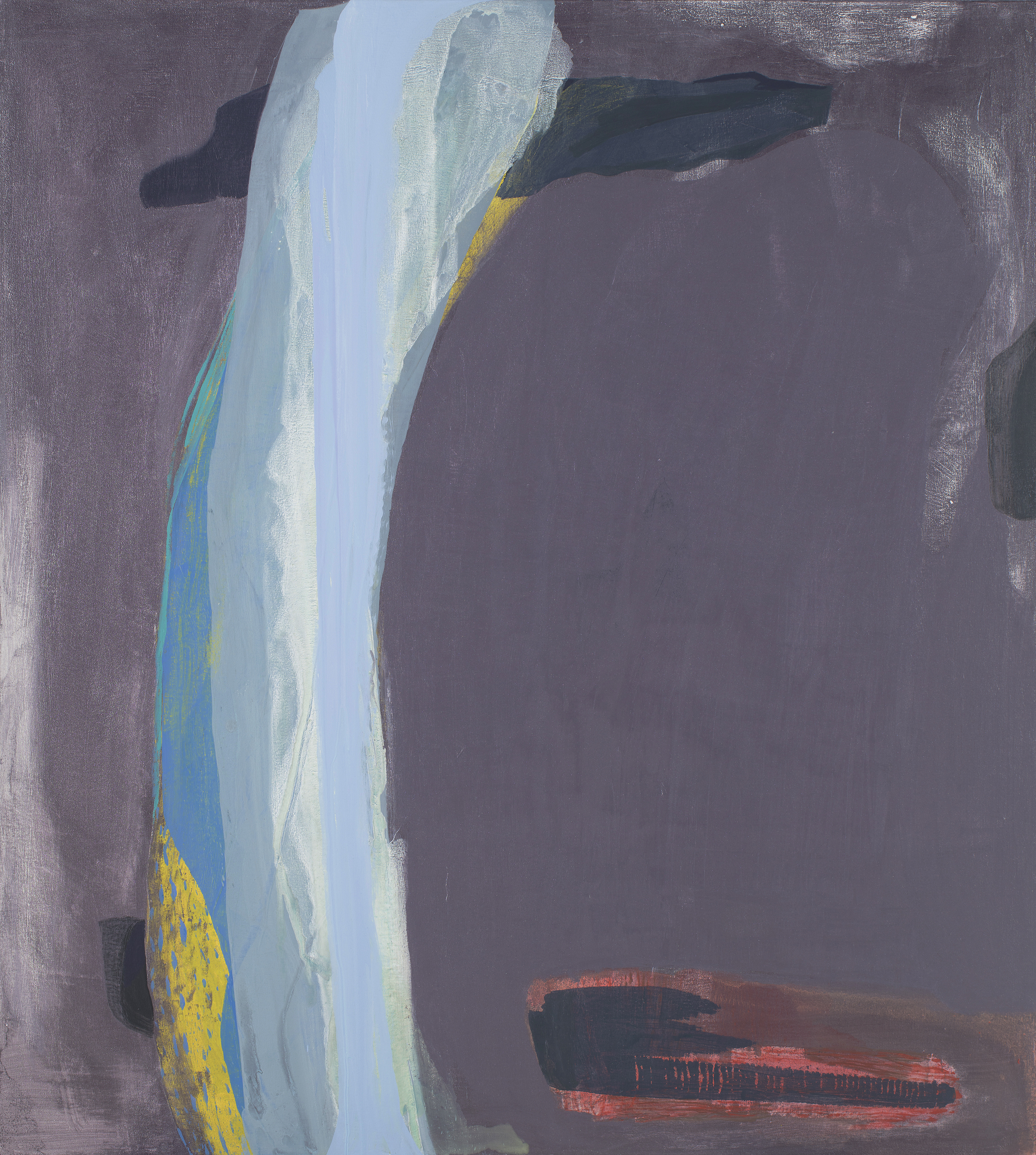 Penny Bovell, Waterfall II, 2016, acrylic on canvas, 157 x 136cm