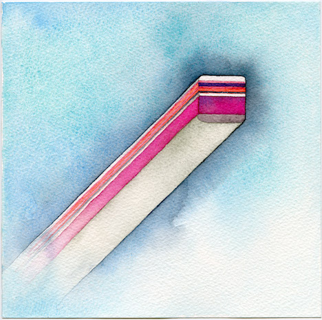 Caspar Fairhall, Strata, 2015, watercolour on Arches paper, 21 x 21cm.jpg