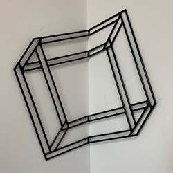 Jennifer Cochrane, Impossible Shadow #7, 2018, mild steel, powder coated, 42 x 38 x 25cm
