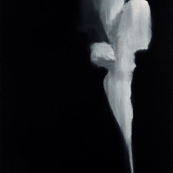 Paul Uhlmann, Respire I, 2014, oil on canvas, 200 x 100cm
