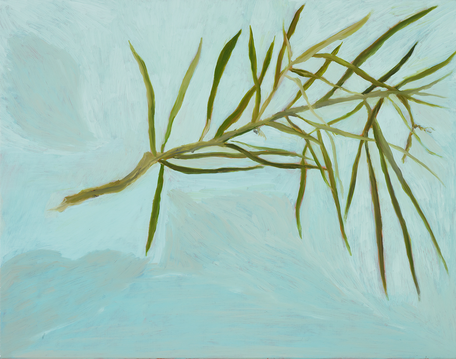 Paul Uhlmann, Small Green World, 2014, oil on canvas, 35 x 45cm