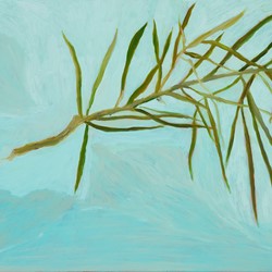 Paul Uhlmann, Small Green World, 2014, oil on canvas, 35 x 45cm