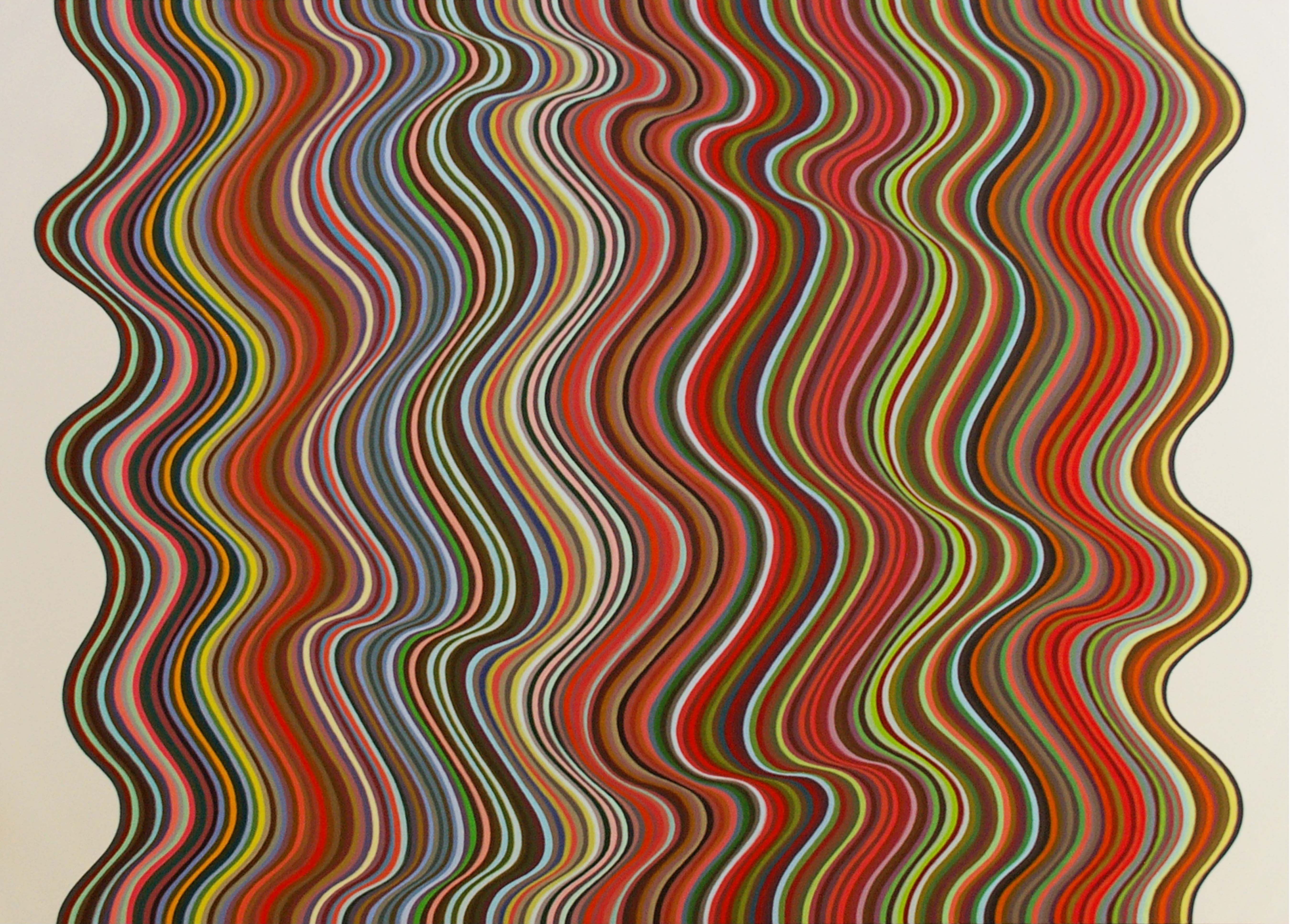 Helen Smith, Alighiero e Boetti from Wikipedia United Nations 2015, oil on canvas, 152 x 213cm