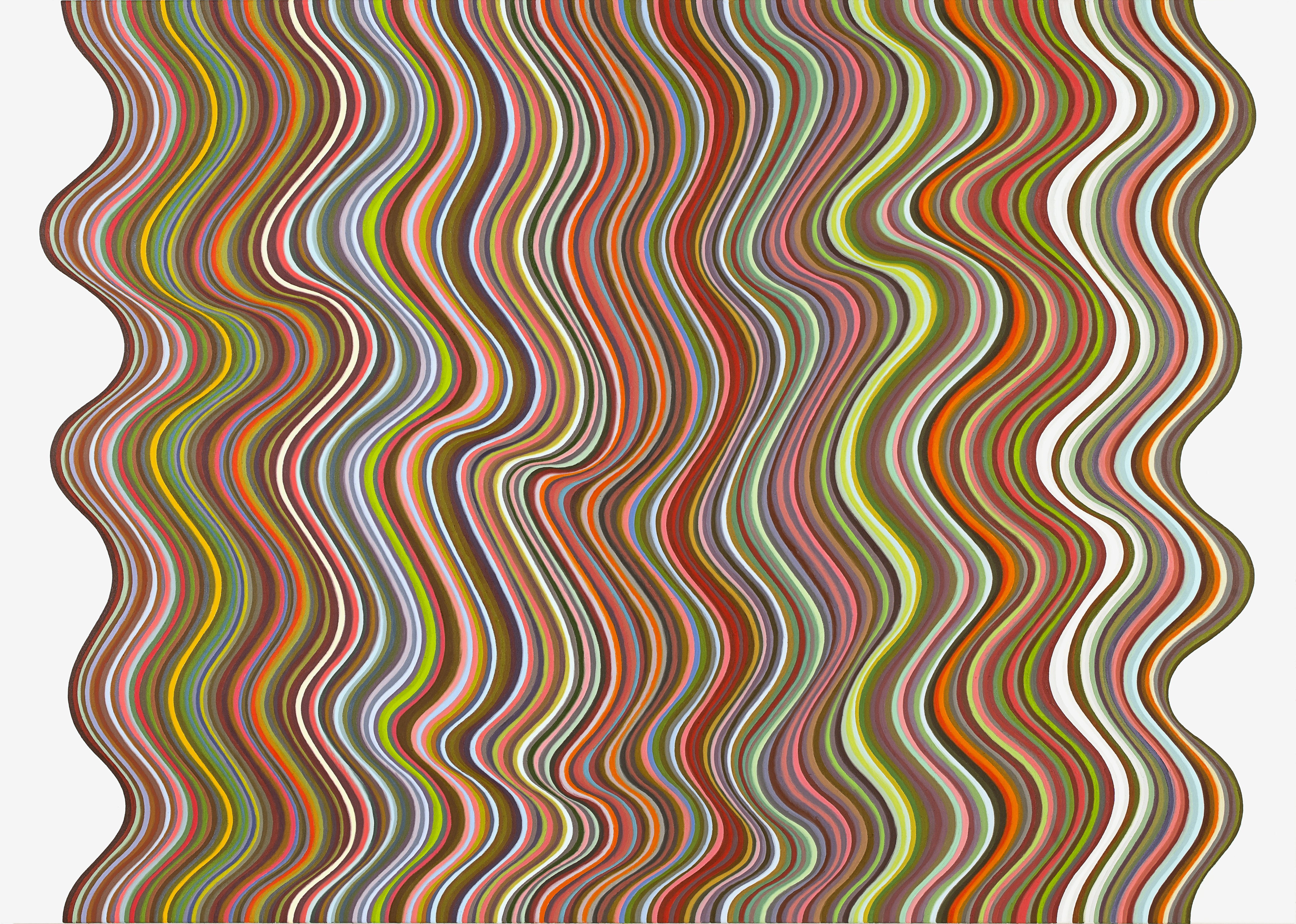 Helen Smith, Alighiero e Boetti from Wikipedia, Svalbard Global Seed Vault 2015, oil on canvas, 152 x 213cm