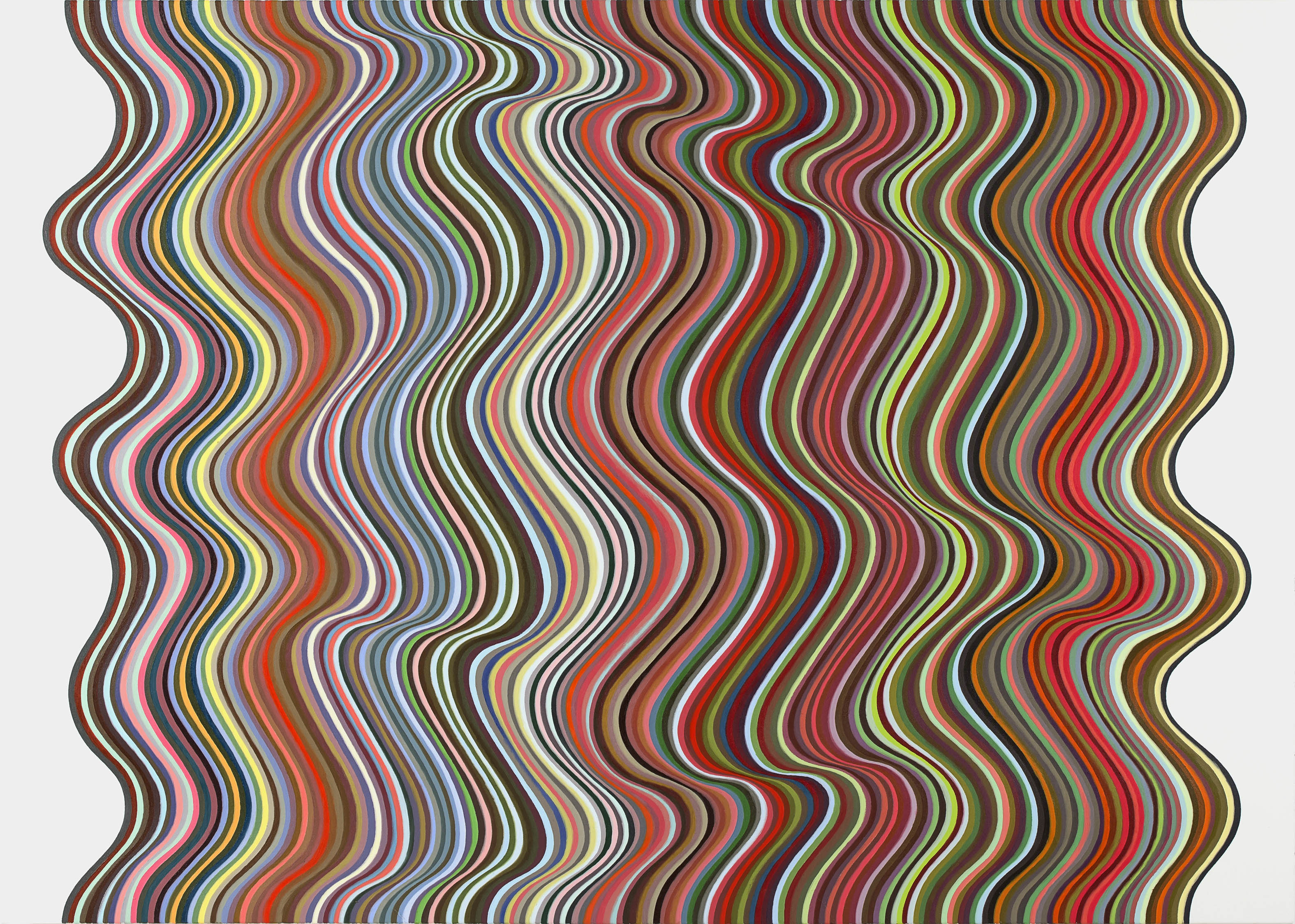 Helen Smith, Alighiero e Boetti from Wikipedia, UNESCO 2015, oil on canvas, 152 x 213cm