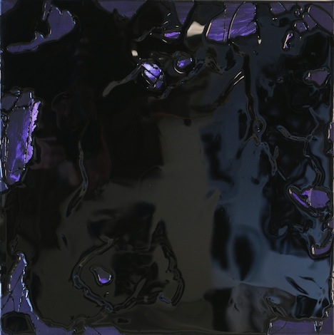 Chris Hopewell, Nightsky II, 2016, acrylic and epoxy on canvas, 46 x 46cm