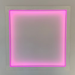 Jon Tarry, With, 2018, neon, aluminium, 120 x 120 x 6cm